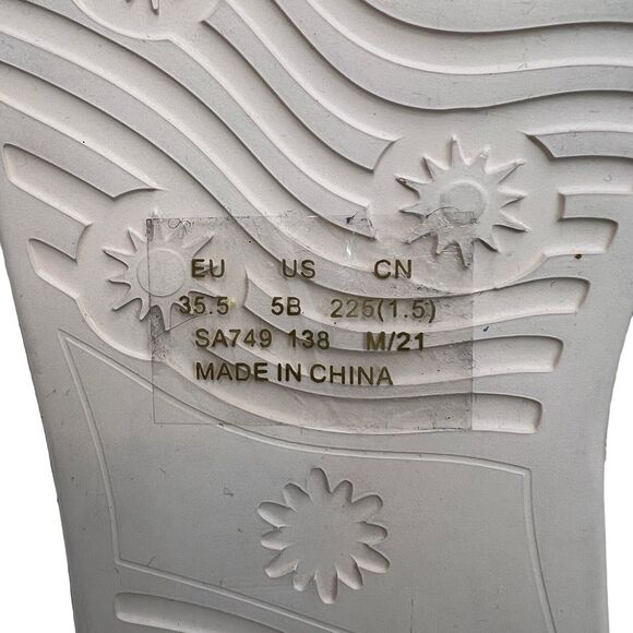 Stuart Weitzman Women Stuflex T-Strap Slide Sandals Size 5 - Picture 8 of 9